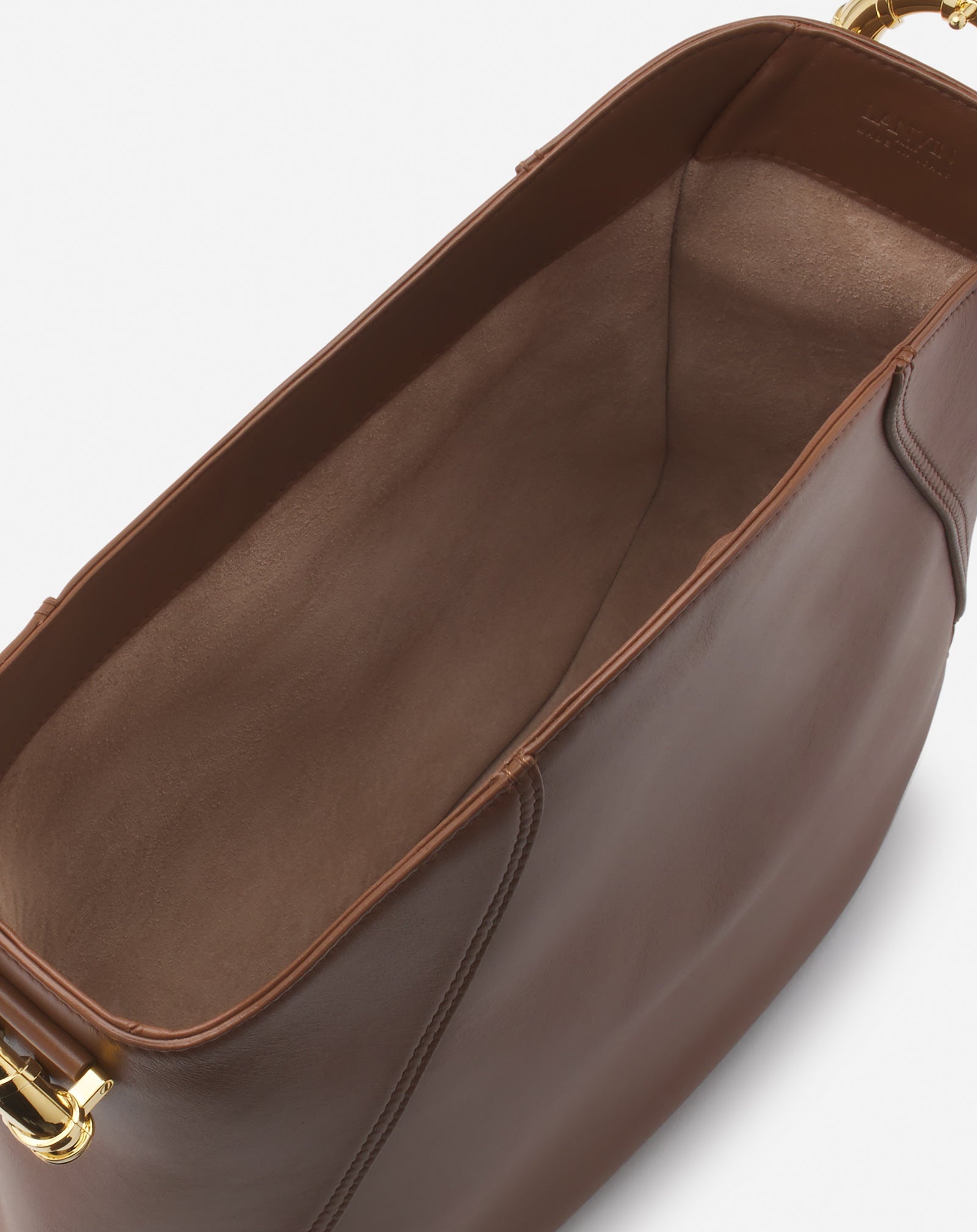 SMALL-MEDIUM LEATHER MELODIE HOBO BAG - 8