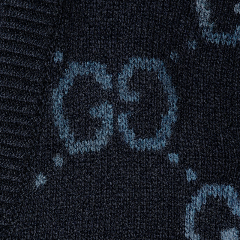 Wool cardigan with GG intarsia 7