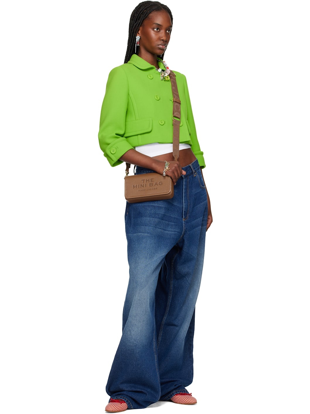 Tan 'The Leather Mini' Bag - 4