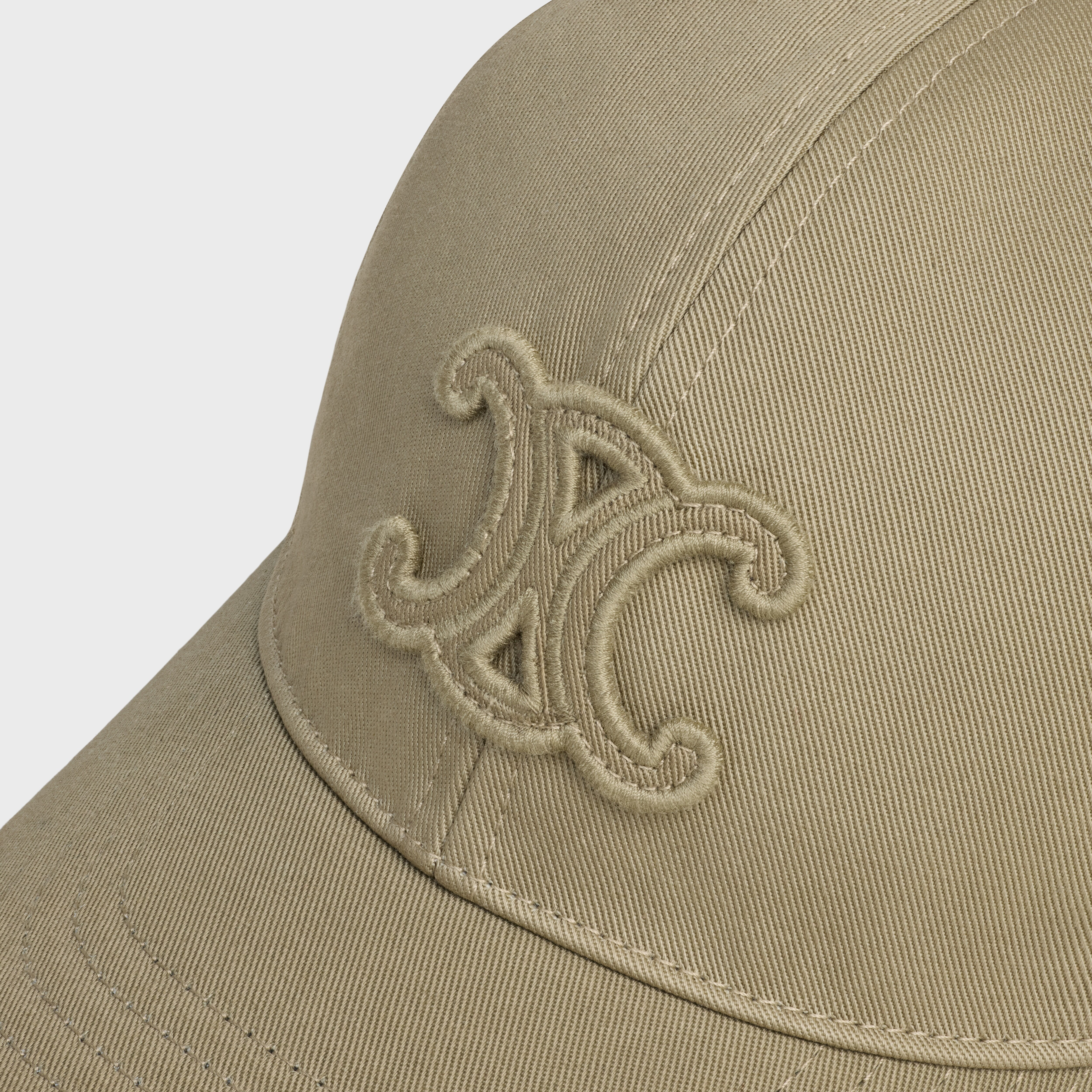 triomphe baseball cap in washed cotton - 5