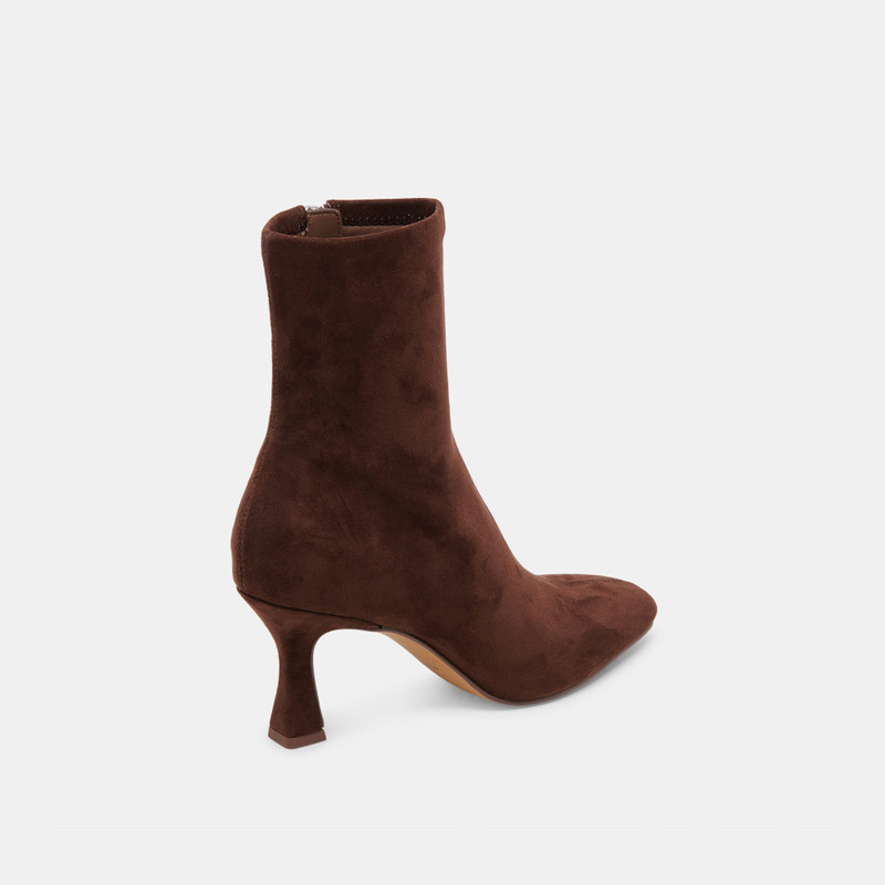 GLAMOR BOOTS DK BROWN STELLA SUEDE 3