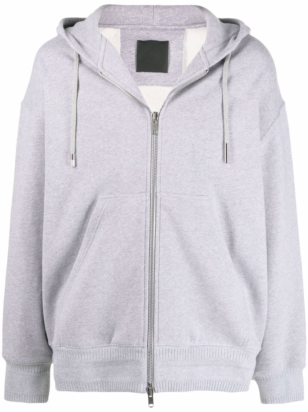 cotton zip-up hoodie - 1