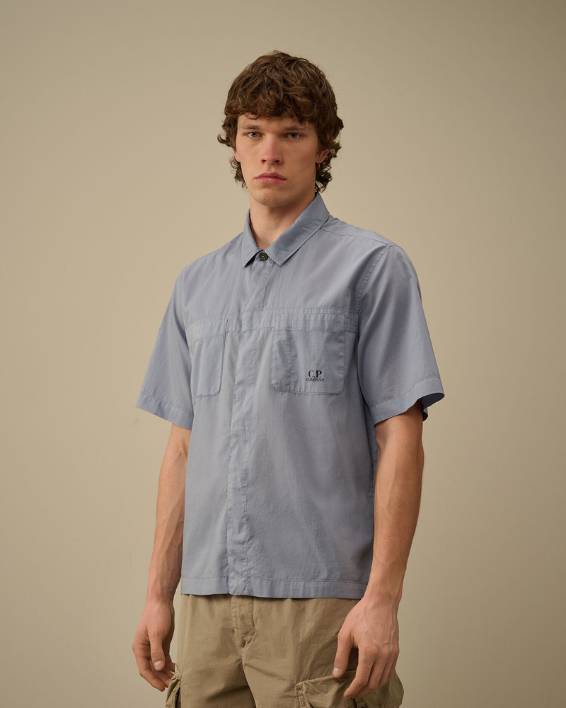 Light Mussola Boxy Short Sleeve Shirt 3