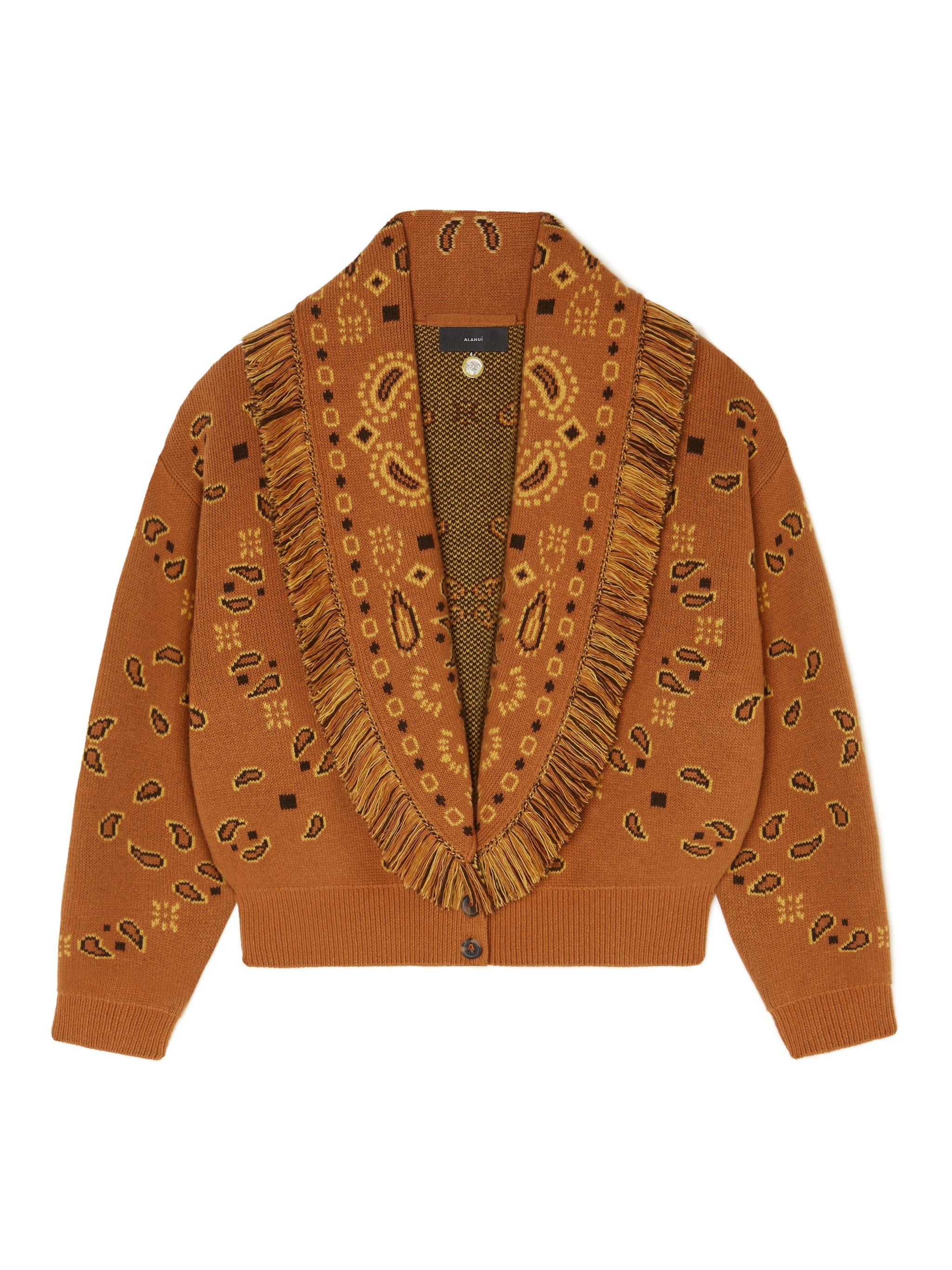 Bandana Jacquard Cardi-Bomber - 1