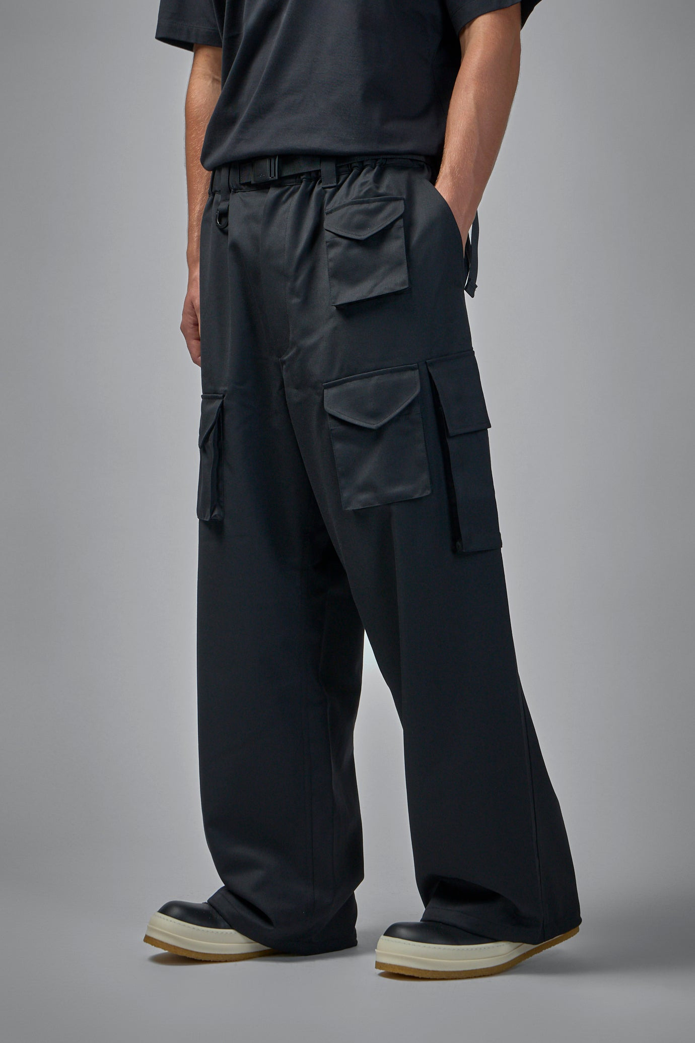 Refined Wool Cargo Pants - 3