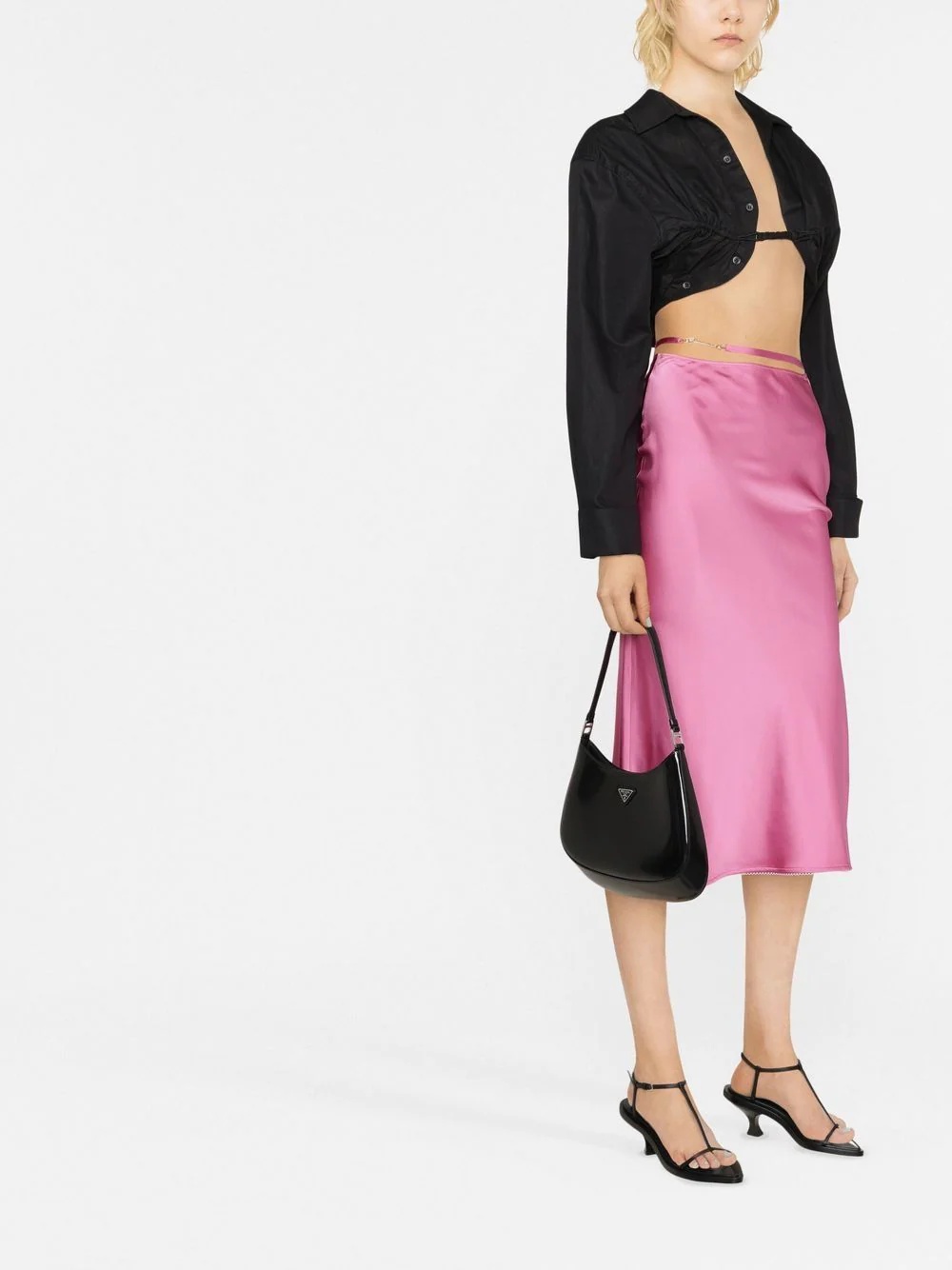 cropped long-sleeve top - 3