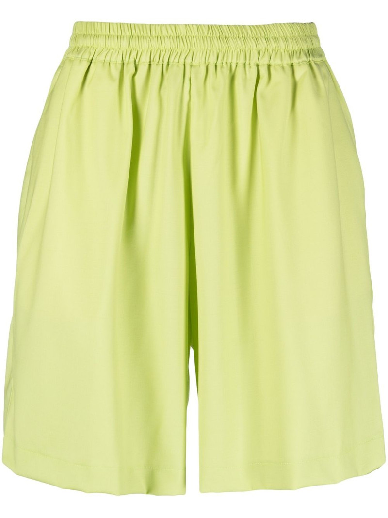 elasticated-waist twill shorts 1
