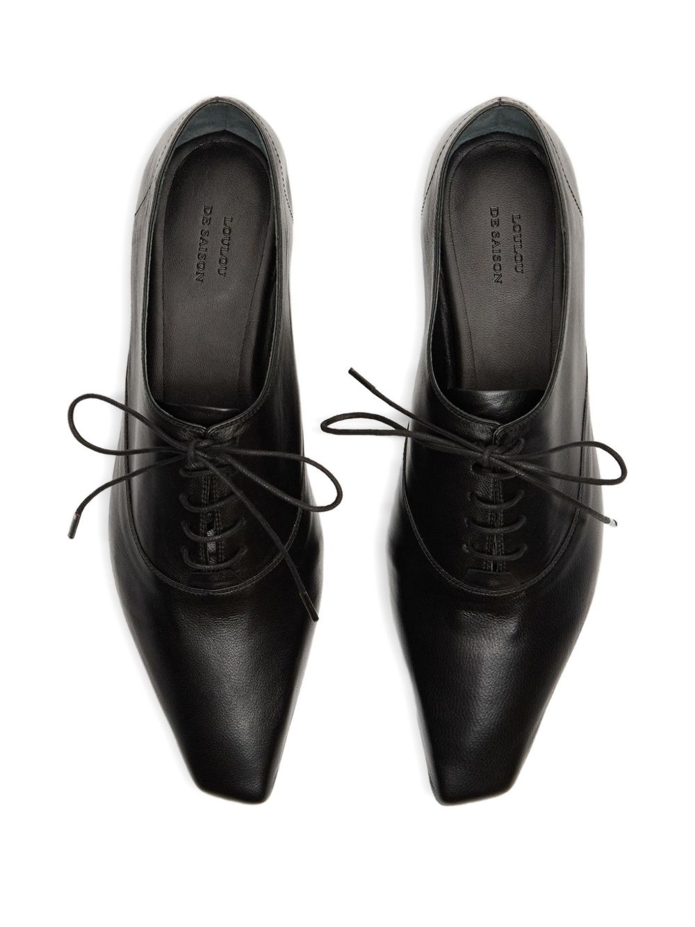 Nora LDS beveled-toe lace-up shoes - 3