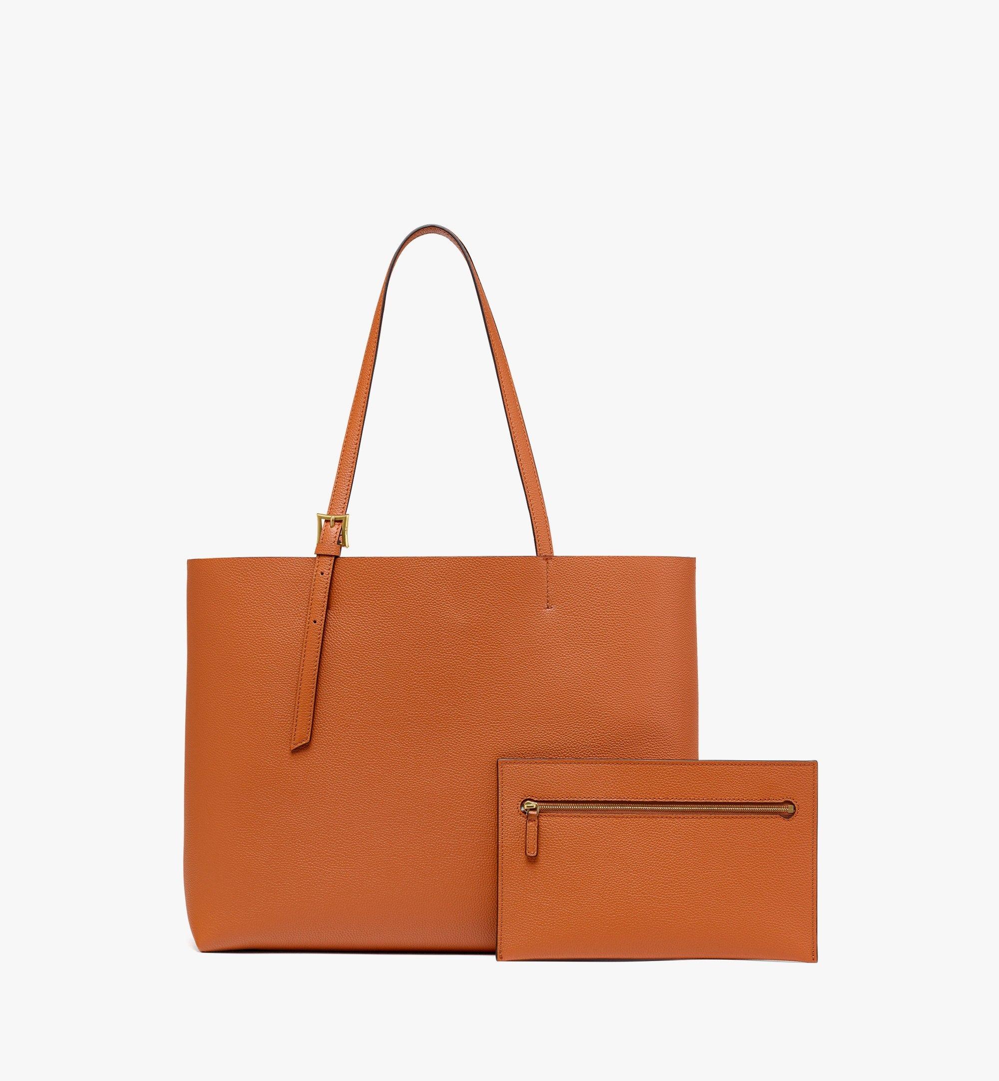 Himmel Shopper in Embossed Logo Leather - 4