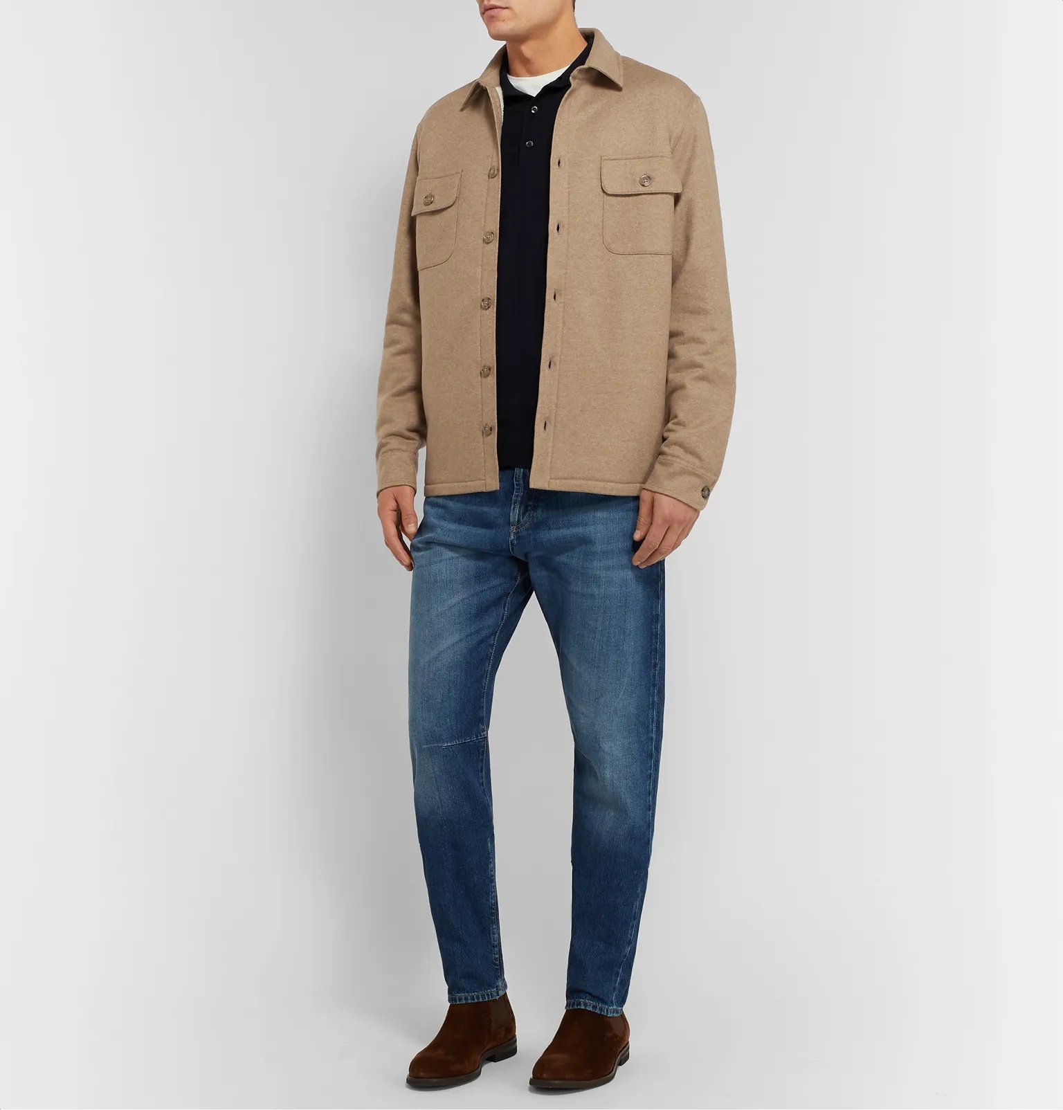 Storm System Cashmere Overshirt - 8