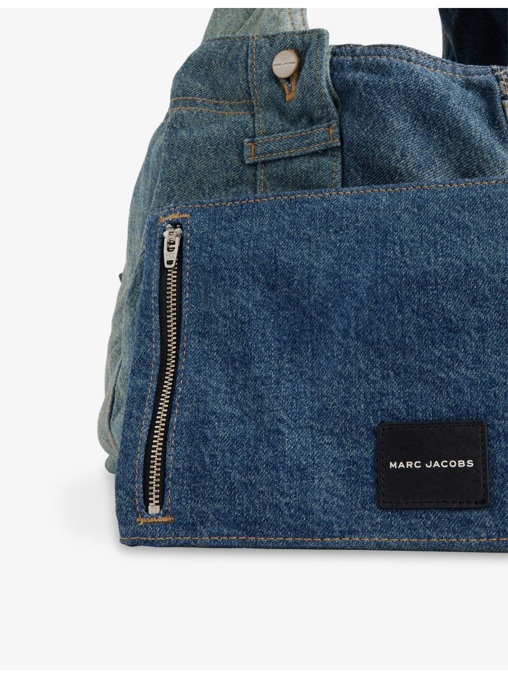 The Deconstructed Denim Sack Shoulder Bag - 6
