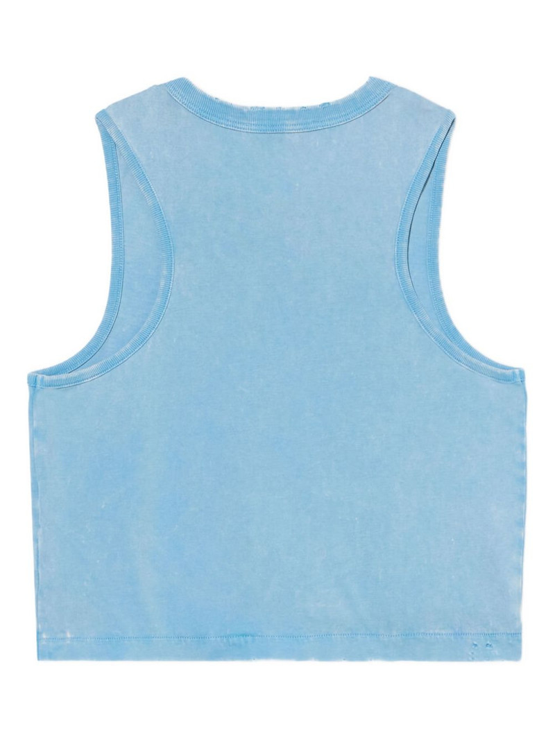 Off-White Switch Off cotton sleeveless tank top outlook