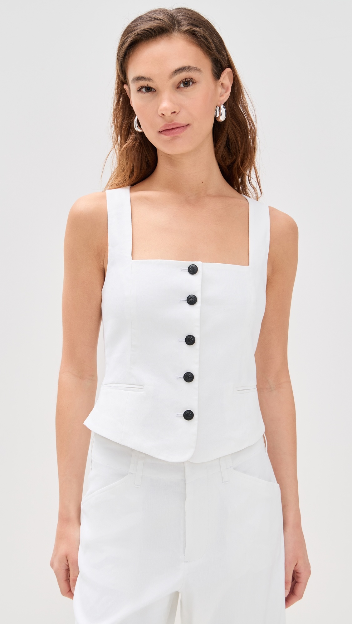 Mariana Linen Vest - 6