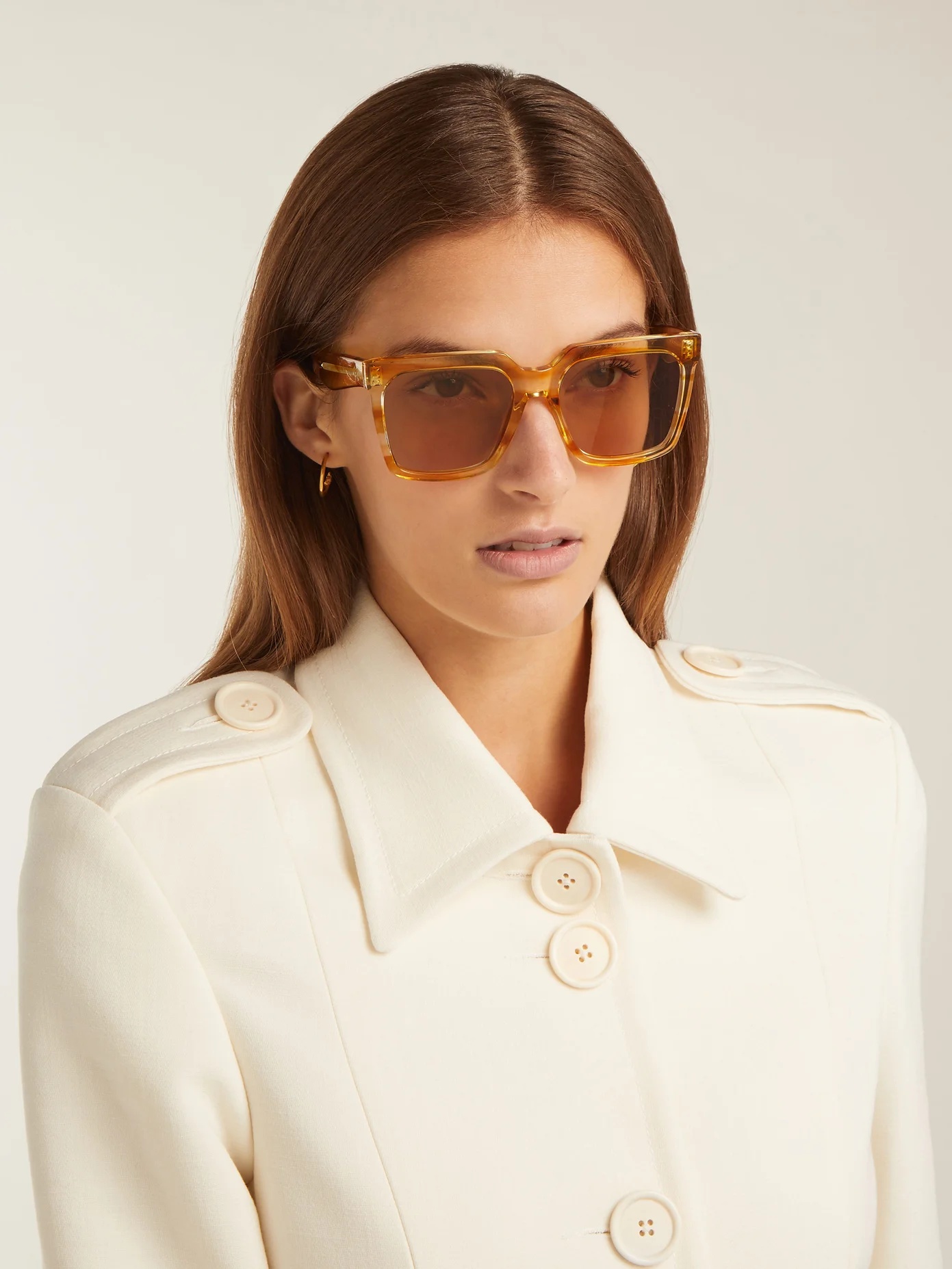 Square acetate sunglasses - 2