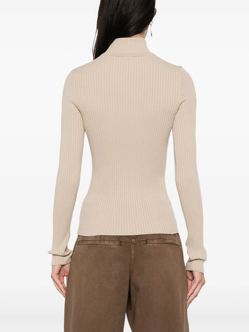 courrèges Reedition Ribbed Sweater outlook