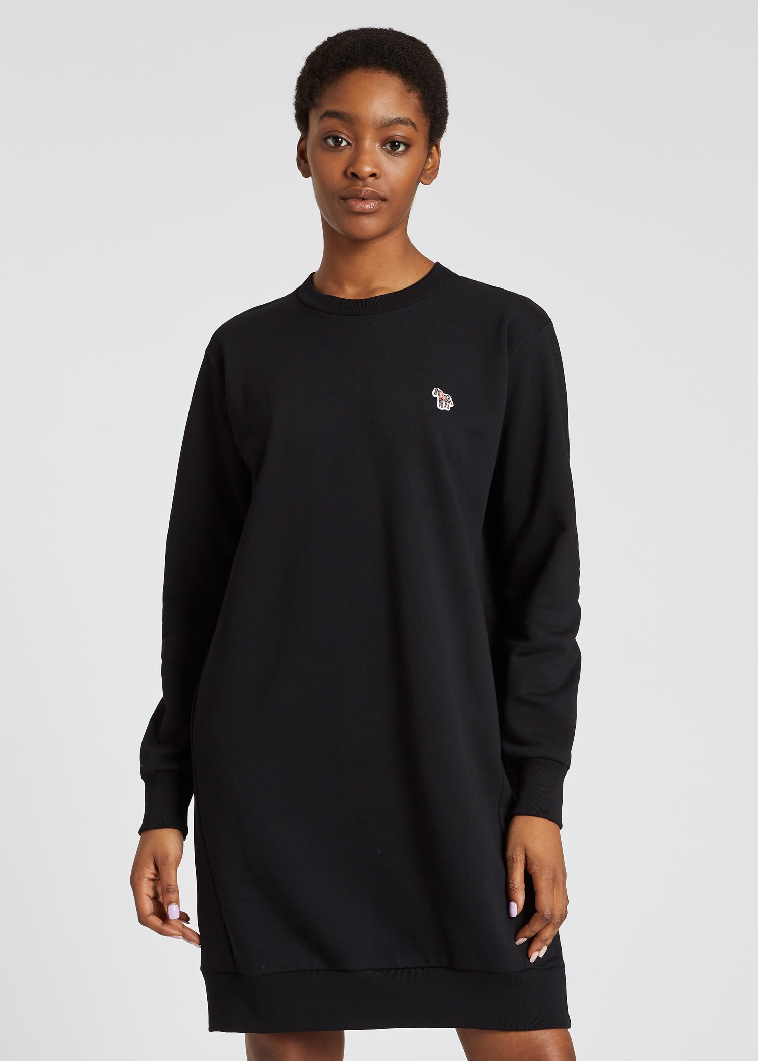 Cotton Zebra Logo Dress - 4