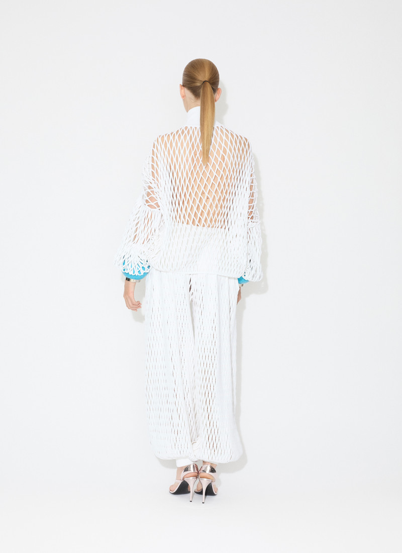 Alaïa MACRAMÉ KNIT BALLOON PANTS outlook