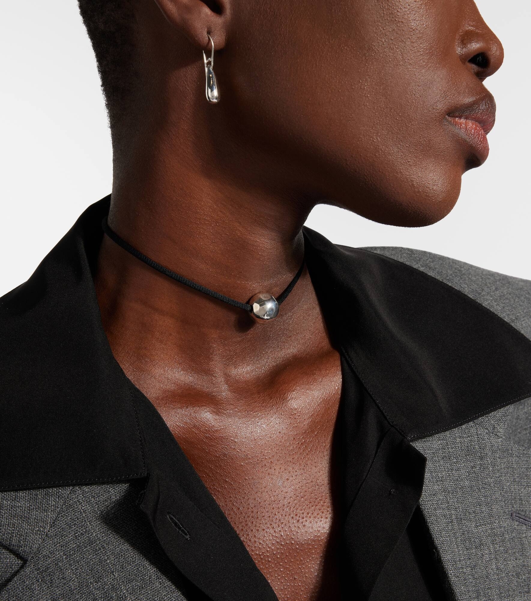 Sigrid Small sterling silver choker - 2