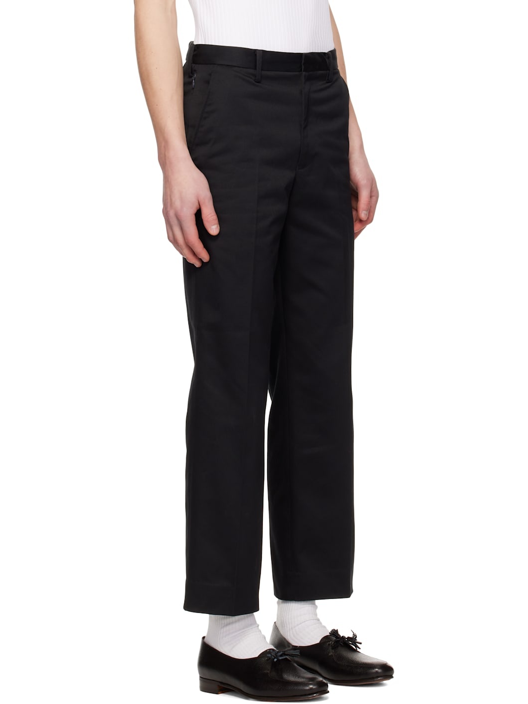 Navy Rubin Straight Trousers - 2