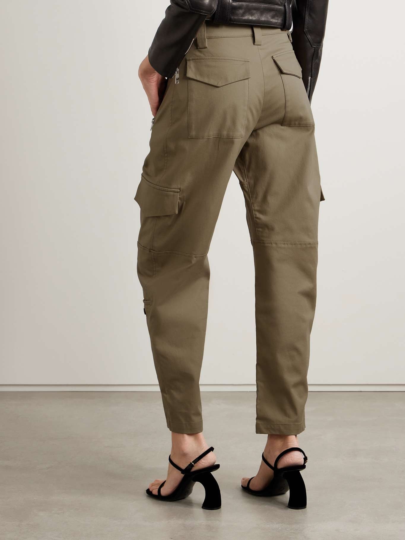 Jackson cotton-blend twill tapered cargo pants - 3