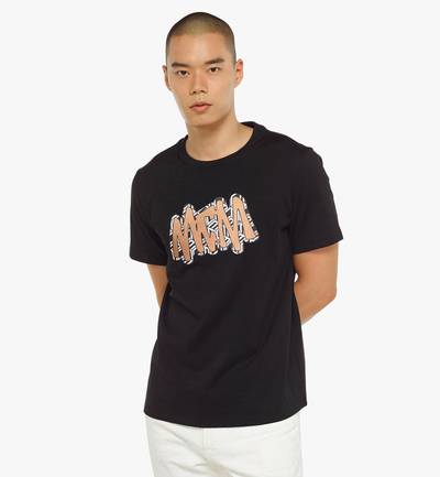MCM Men’s MCM Sommer Cubic Logo Print T-Shirt in Organic Cotton outlook