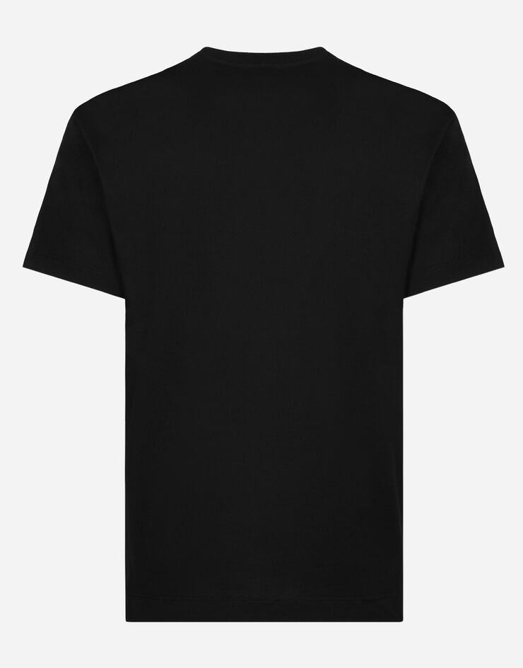 Cotton T-shirt with DG embroidery - 2