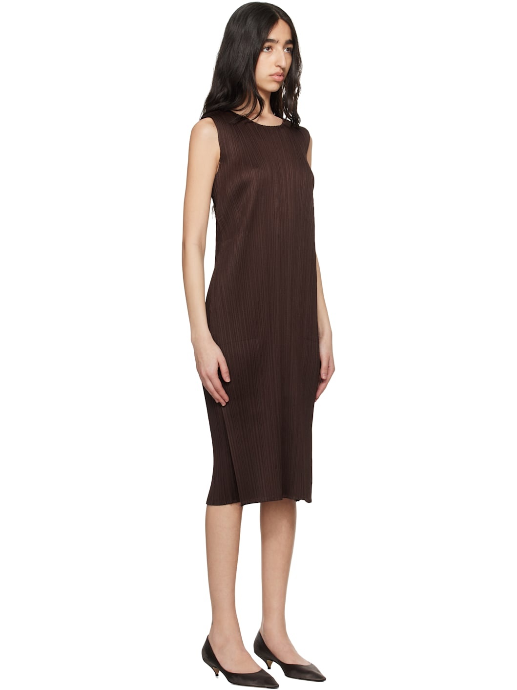 Brown Monthly Colors March Midi Dress - 2