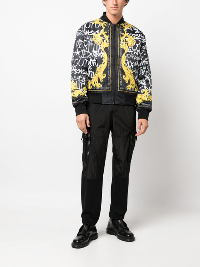 VERSACE JEANS COUTURE graphic-print bomber jacket outlook