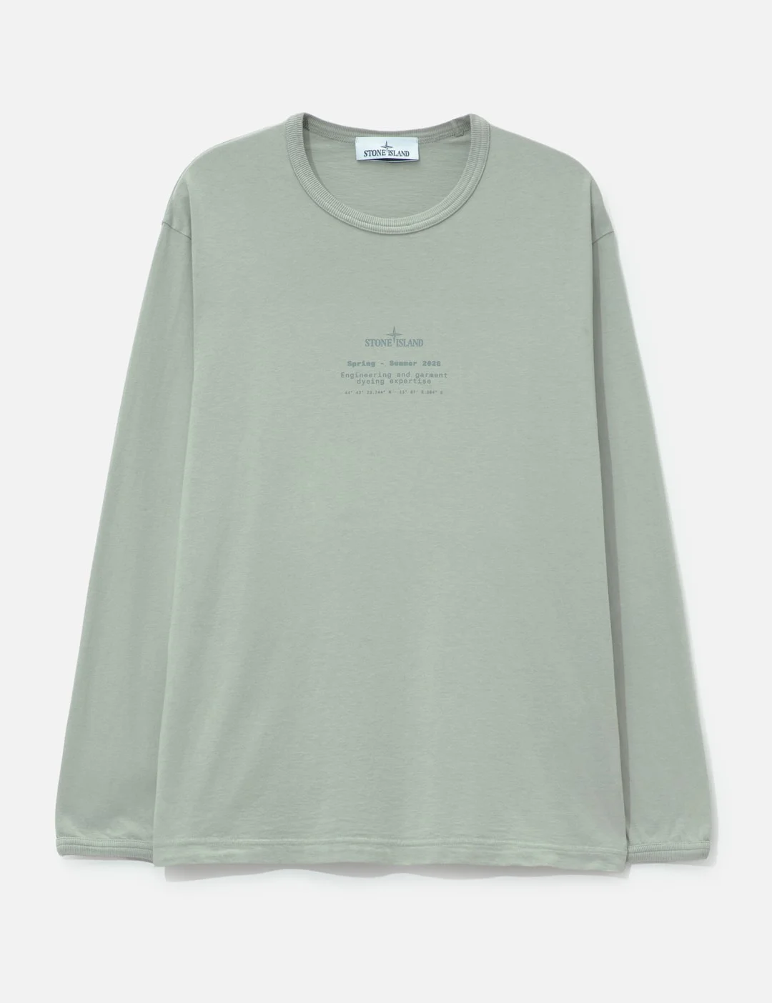 ORGANIC COTTON JERSEY REGULAR FIT LONG SLEEVE T-SHIRT - 1