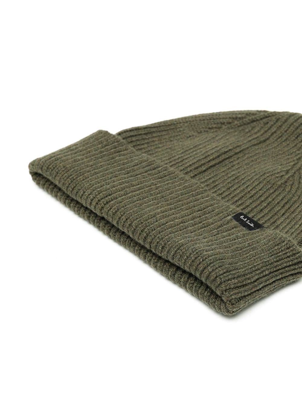 ribbed knit cashmere beanie - 2