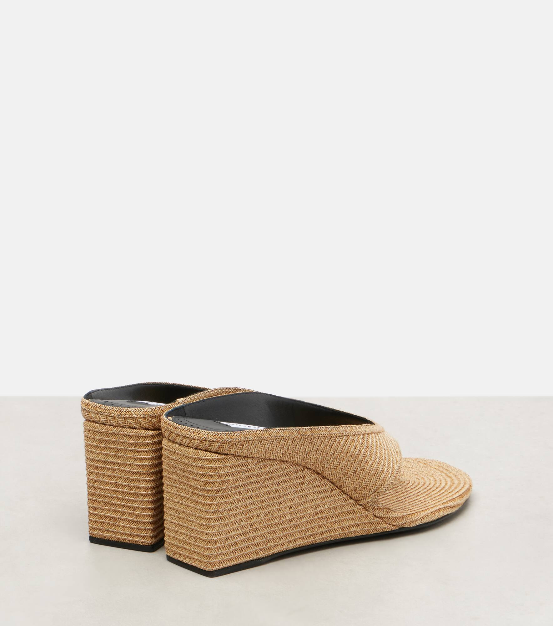 Cube 75 woven wedge thong sandals - 2