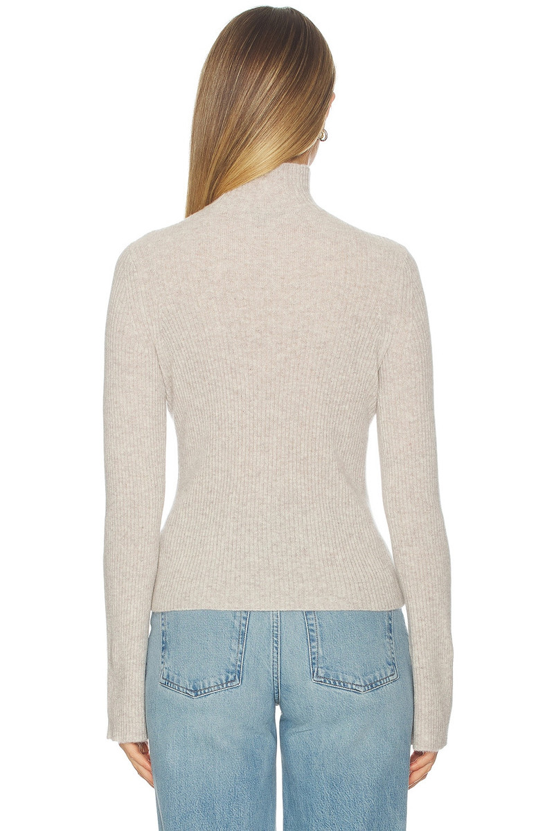 JAMES PERSE Ribbed Funnel Neck Sweater outlook