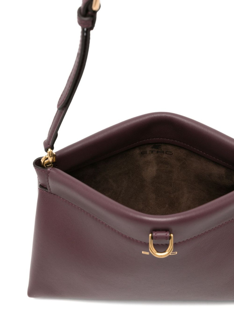 Talk leather clutch bag 5