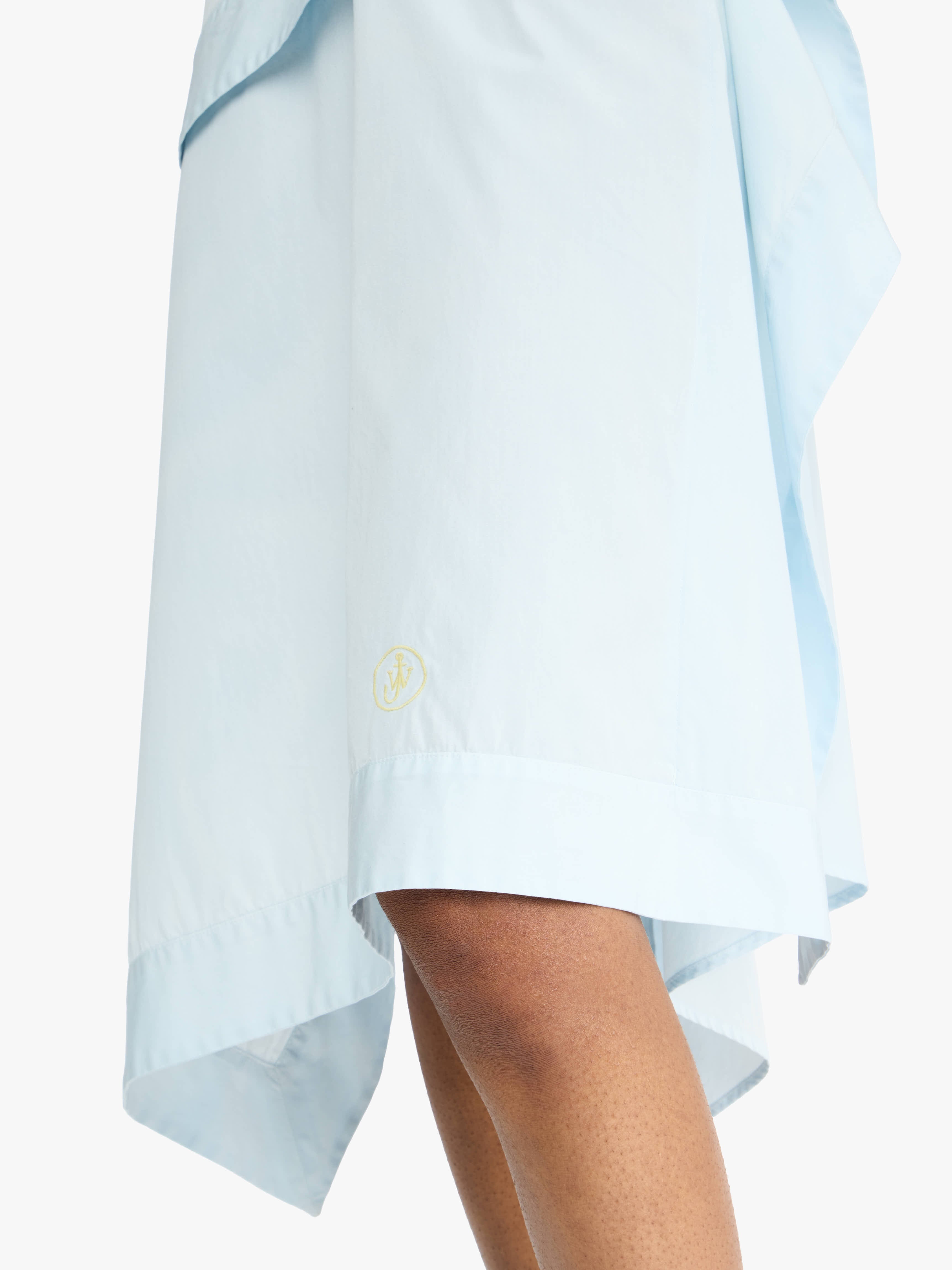 SQUARE DRAPE ASYMMETRIC SKIRT - 5