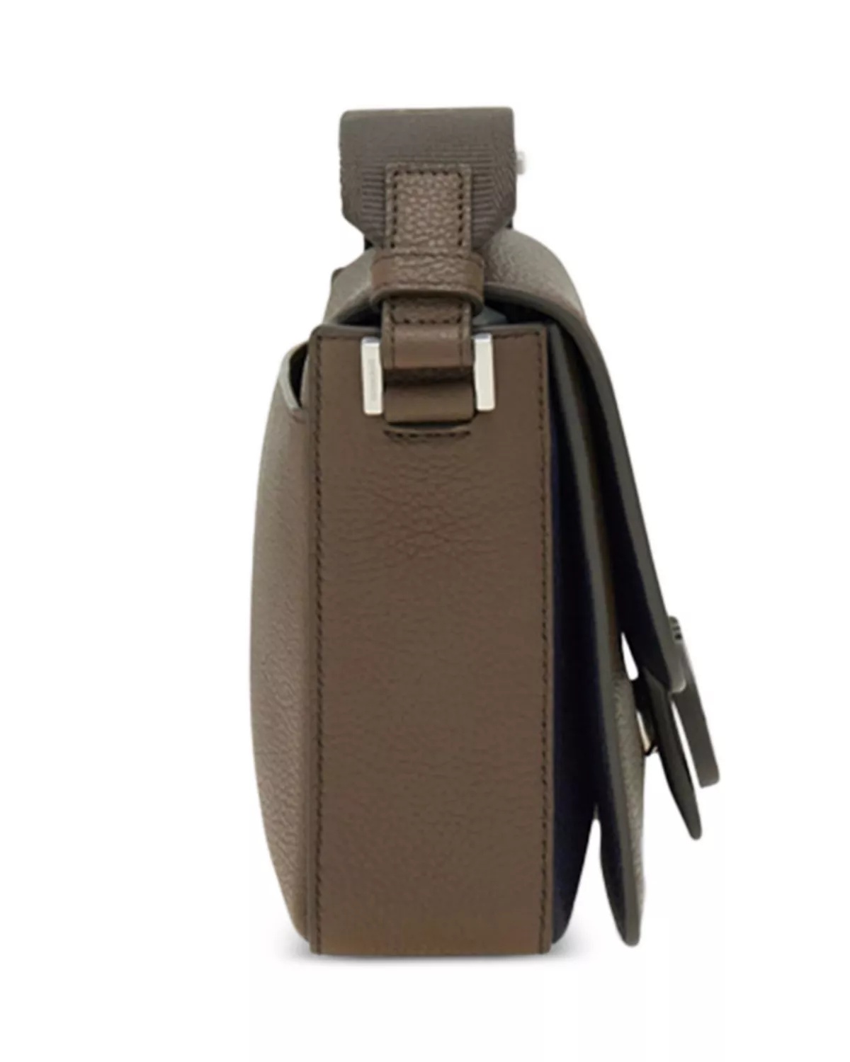 Double Gancini Leather Shoulder Bag - 5