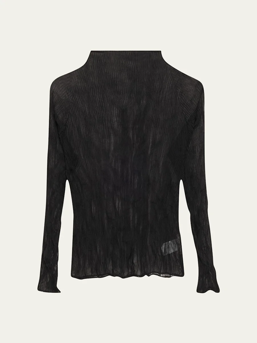 Chiffon Twist Bk Wt 56 Top - 1