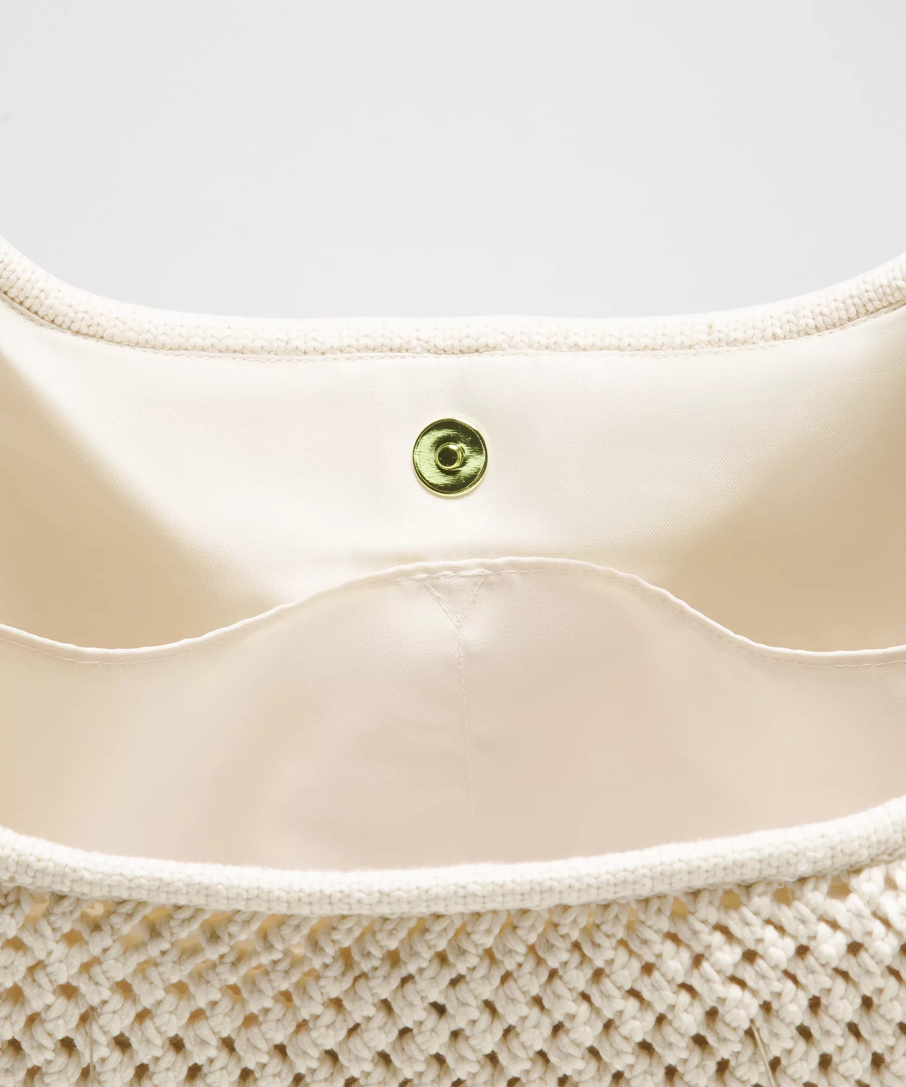 Cotton Crochet Shoulder Bag 7L - 4