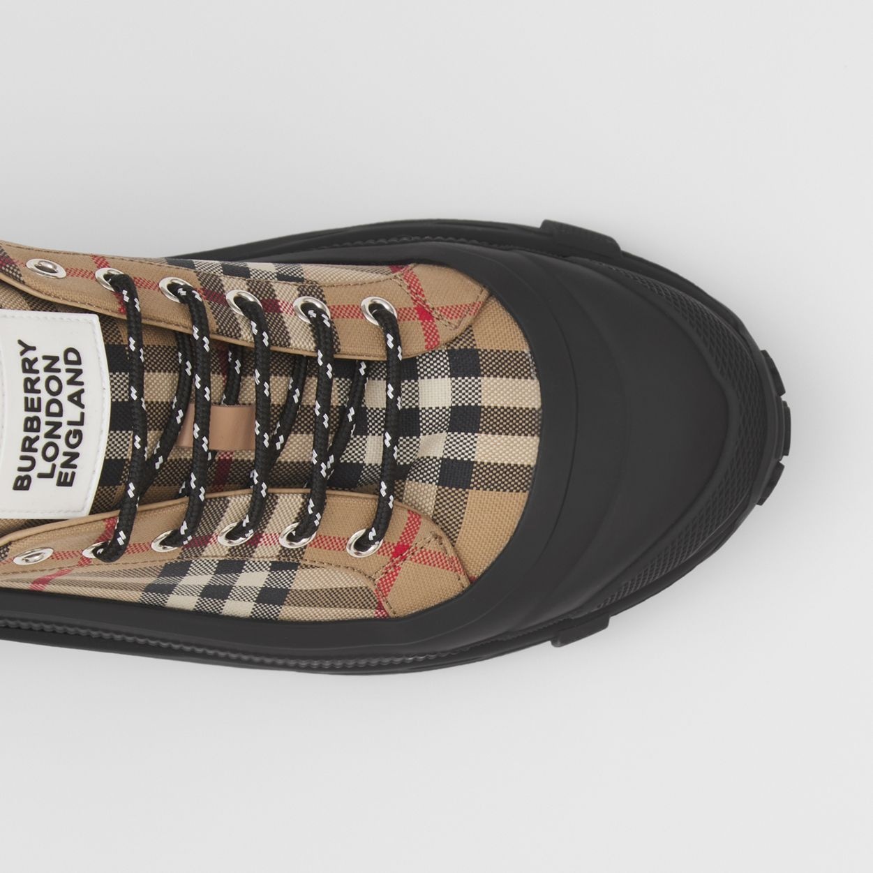 Vintage Check Cotton Arthur Sneakers - 2