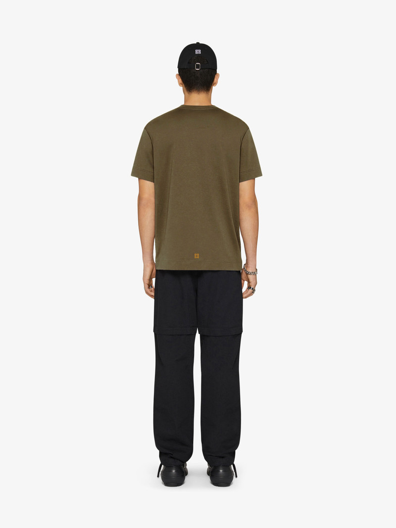 4G MULTICOLOR SLIM FIT T-SHIRT IN COTTON 4