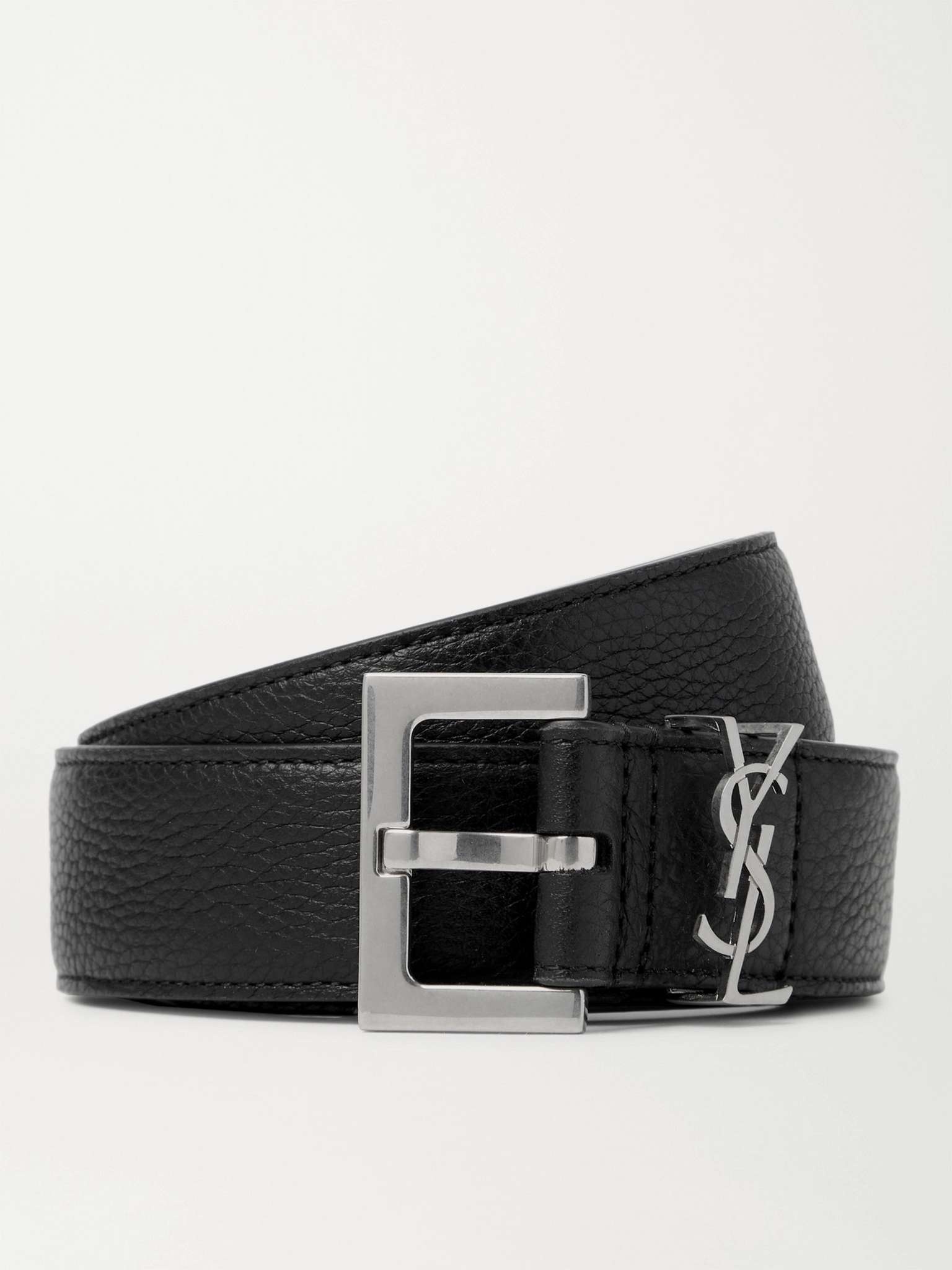 3cm Full-Grain Leather Belt - 1