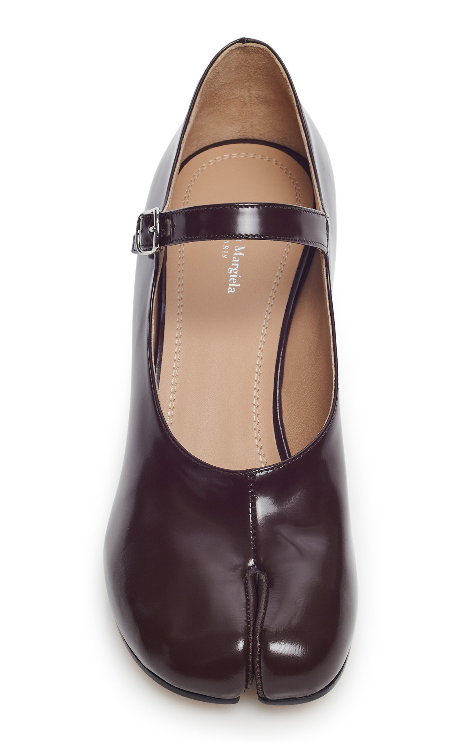 Tabi Leather Mary Jane Pumps brown - 2