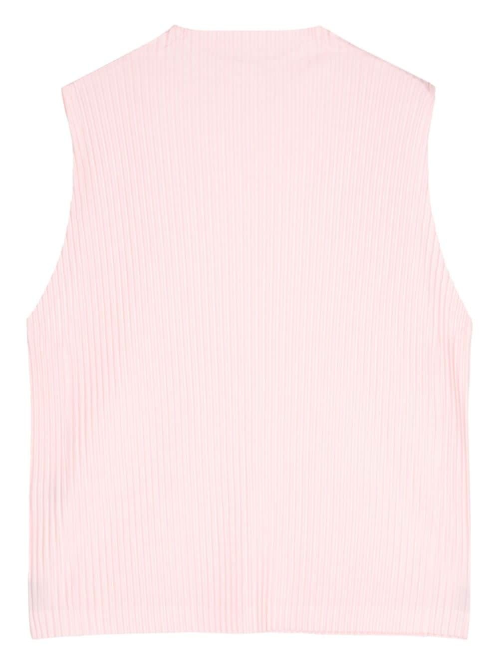 May plissé-effect vest - 2