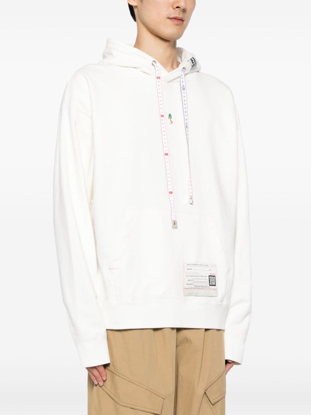 Duck-embroidered hoodie - 3