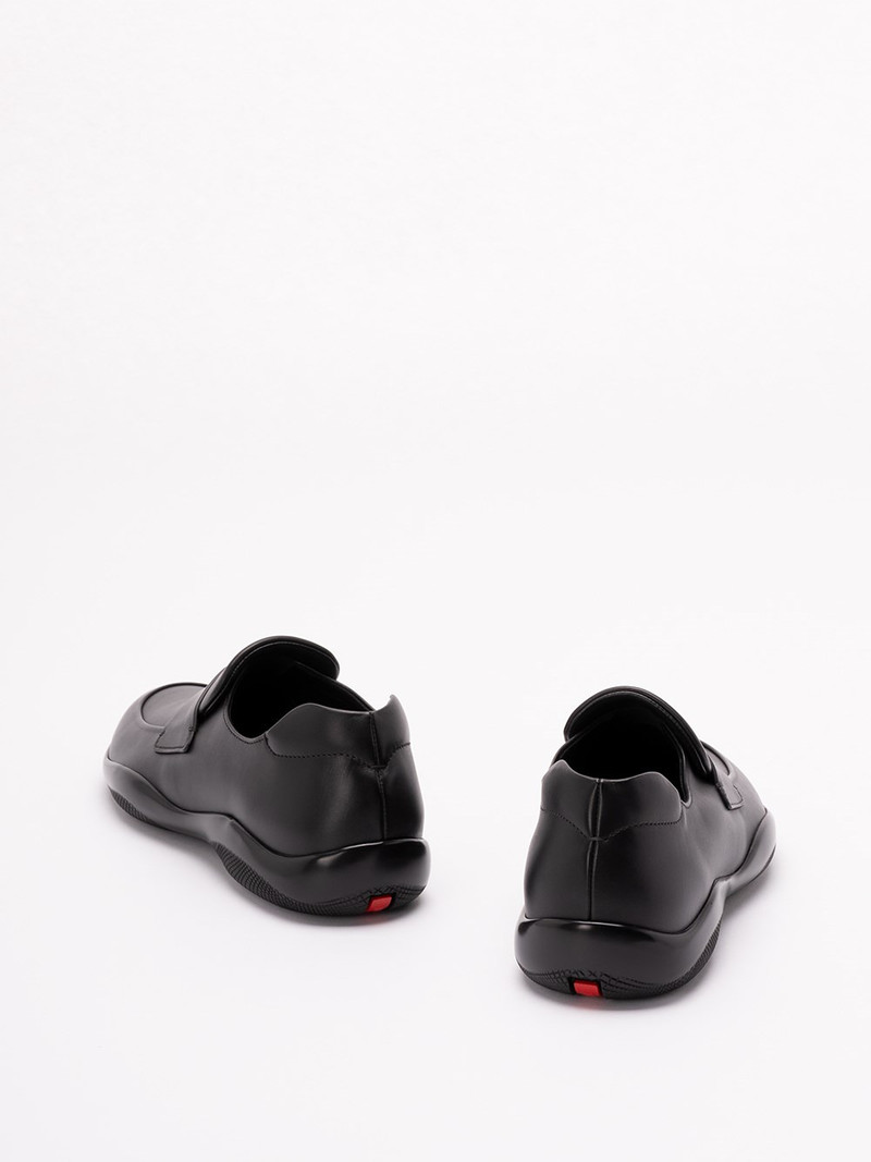 Prada `Toblach` Leather Loafers outlook