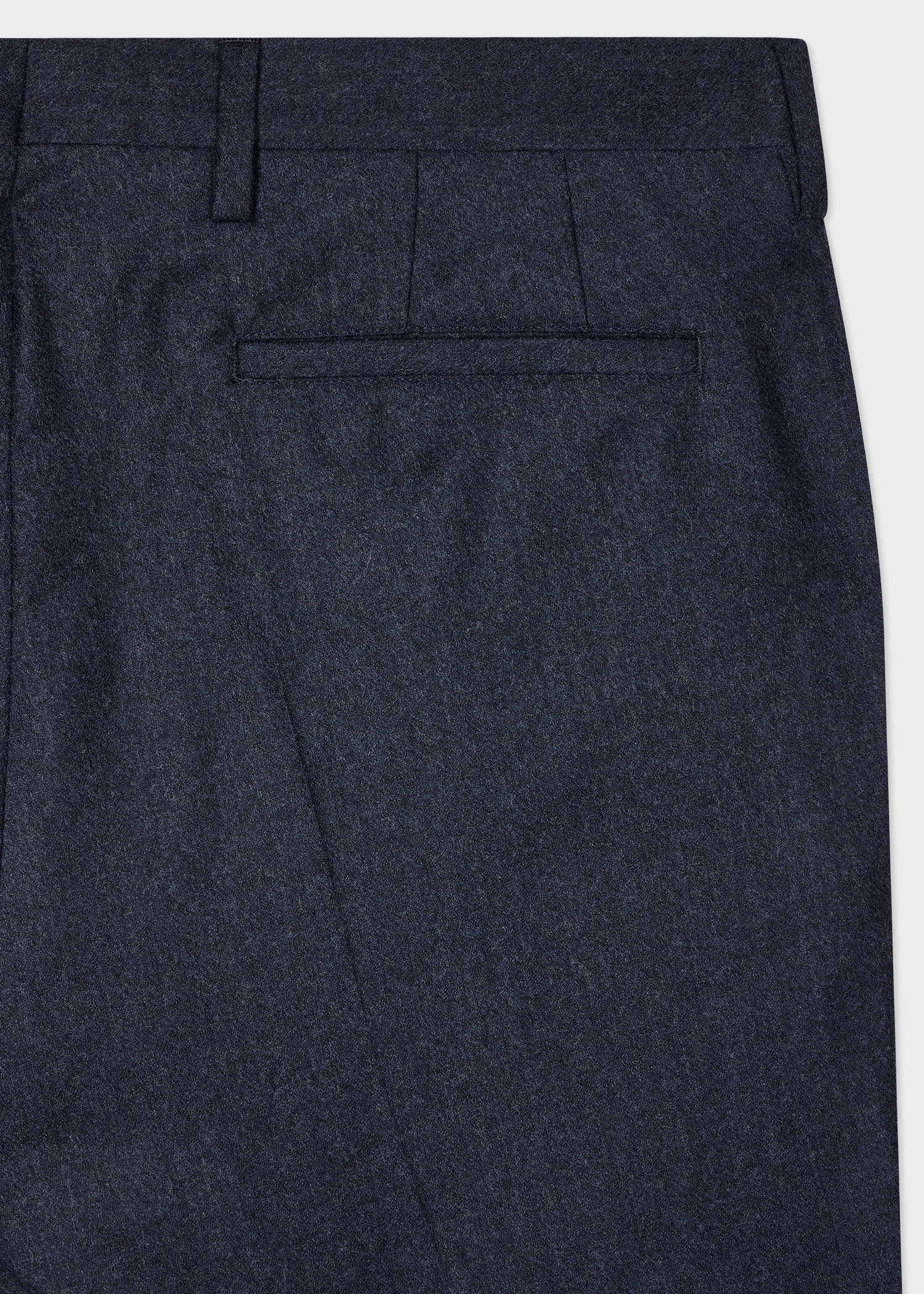 Slim-Fit Dark Blue Overdyed Wool-Cashmere Flannel Trousers - 2