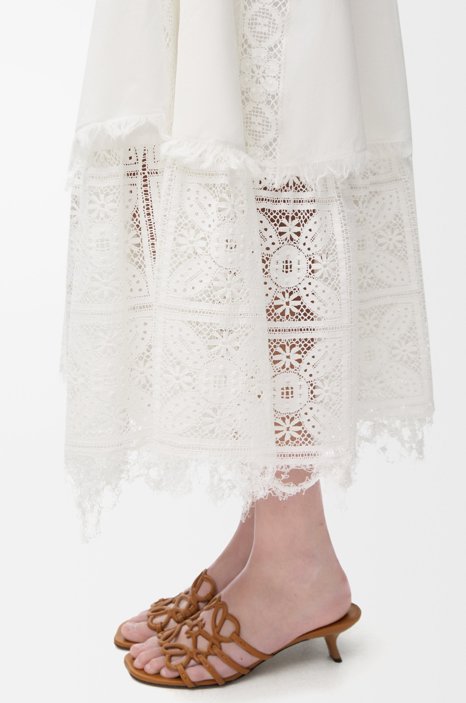 Skirt in cotton and silk - 5