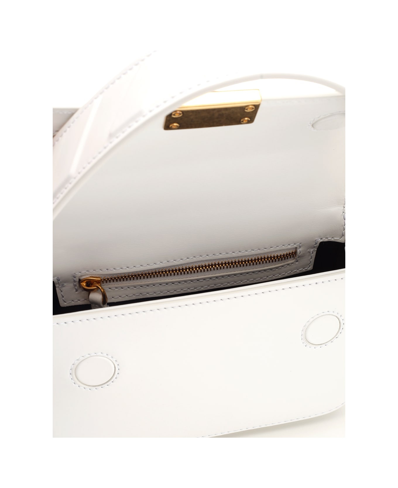 Small Leather Binder Bag - 4