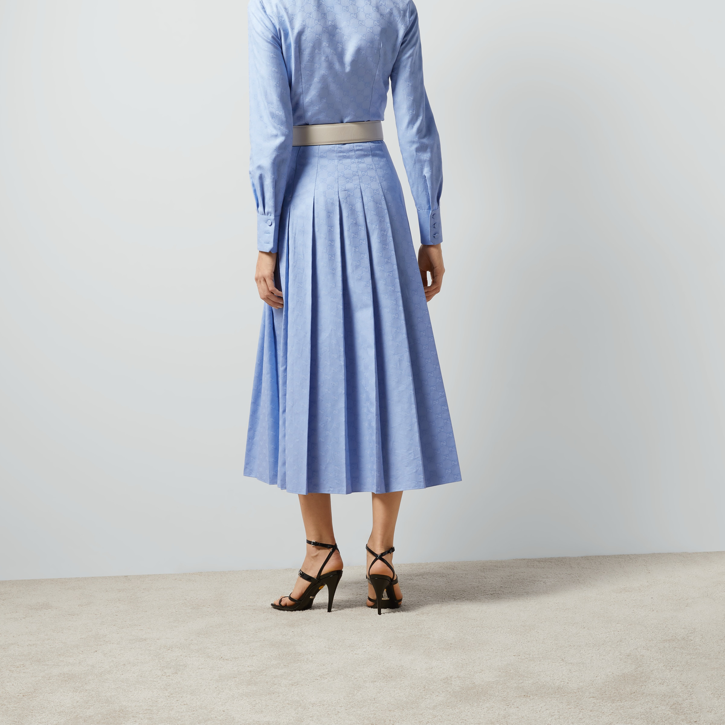 GG Supreme Oxford cotton skirt - 6