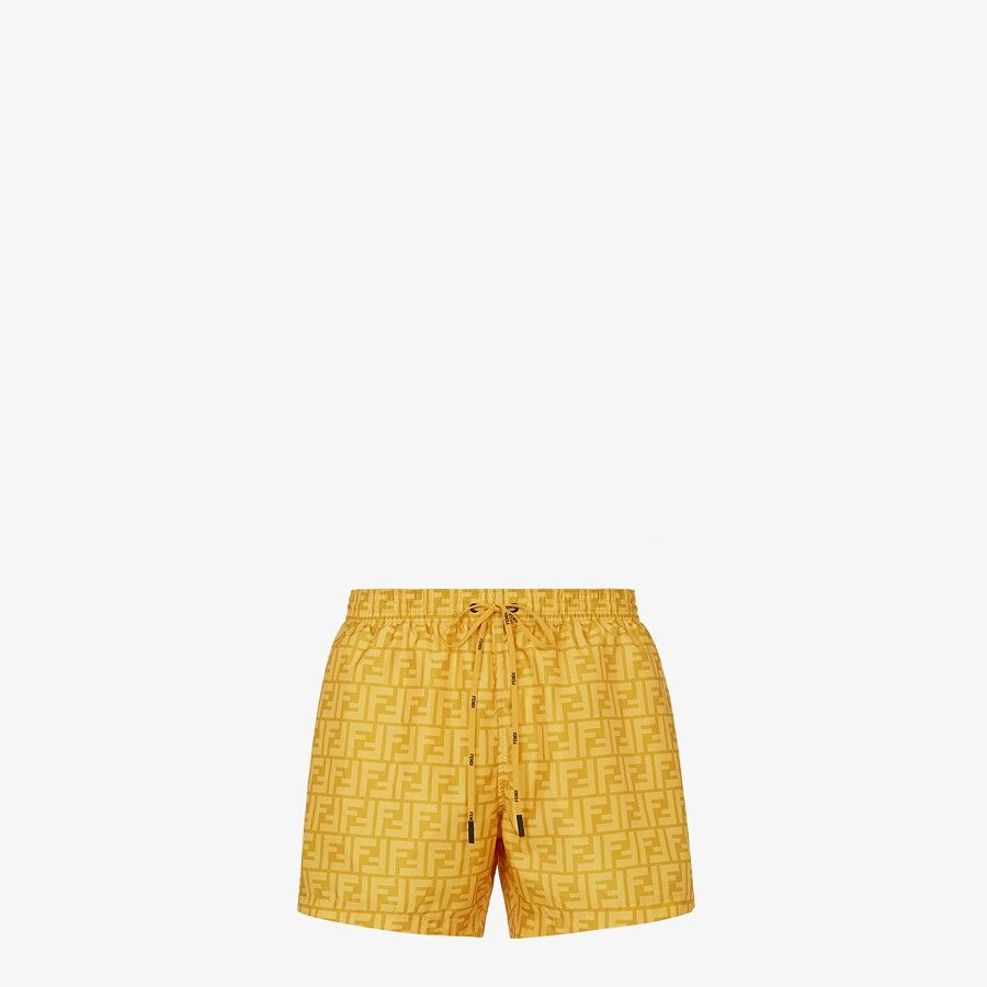 Yellow Lycra® shorts - 1