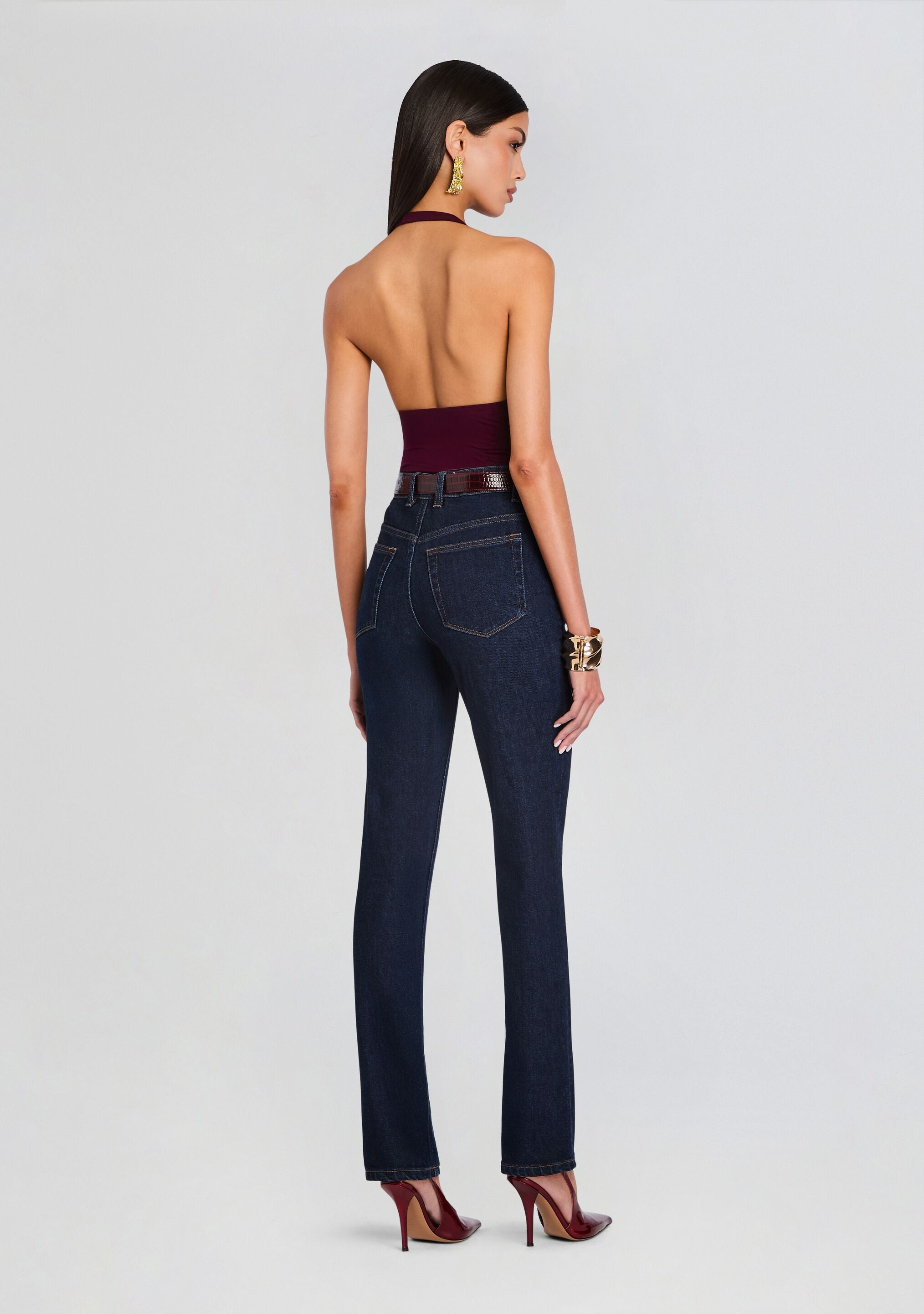 BAMBOO HALTER BODYSUIT - 4